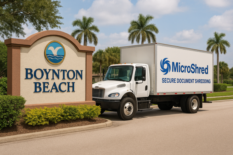 secure document shredding services in boynton beach, fl
