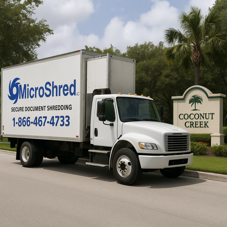 Secure Document Shredding Services in Coconut Creek, FL