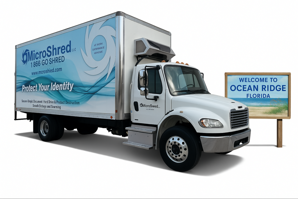 Secure Document Shredding Services in Ocean Ridge, FL