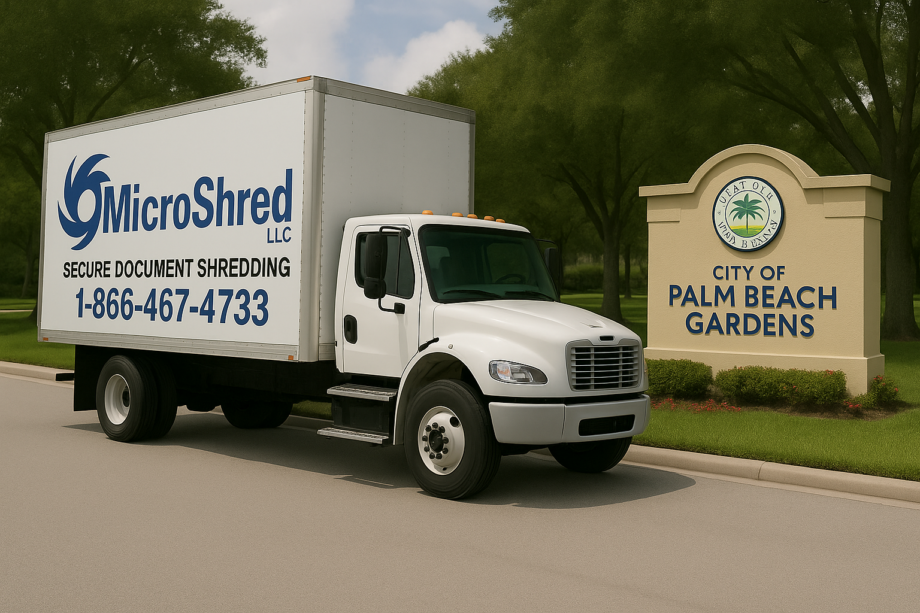 #1 Secure Shredding Services in Palm Beach Gardens